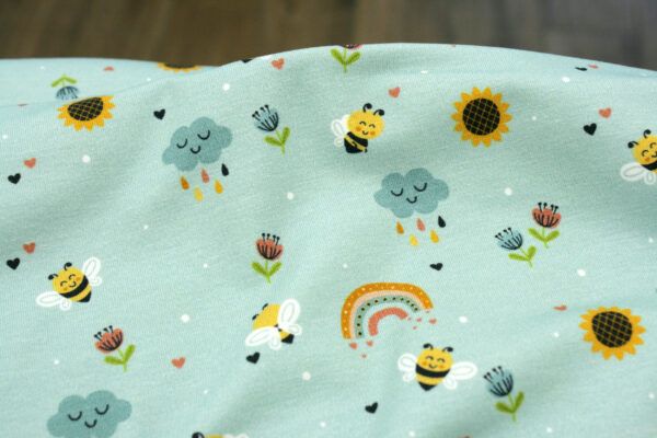 Baumwolljersey // Happy Bees