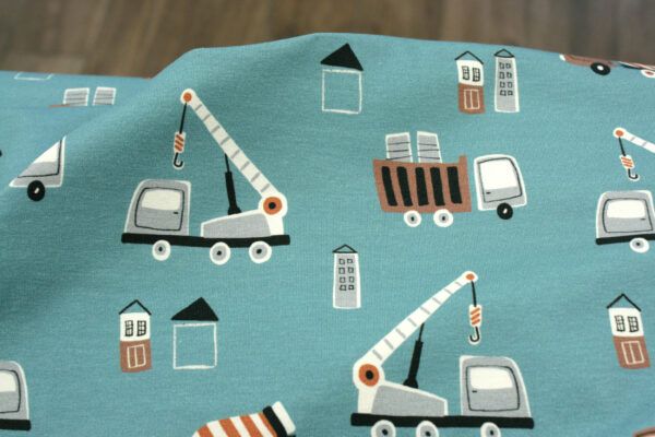 Baumwolljersey // Auf der Baustelle