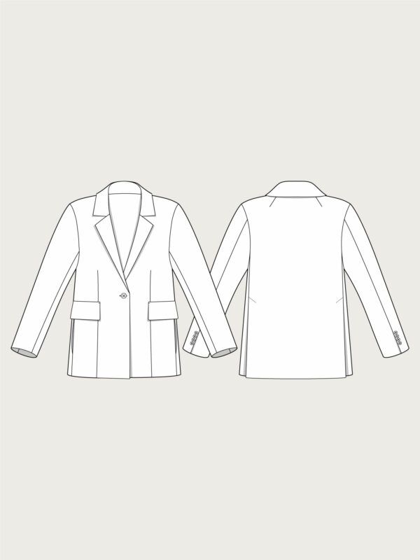 Schnittmuster // The Assembly Line // Blazer XS-L oder XL-3XL – Bild 9