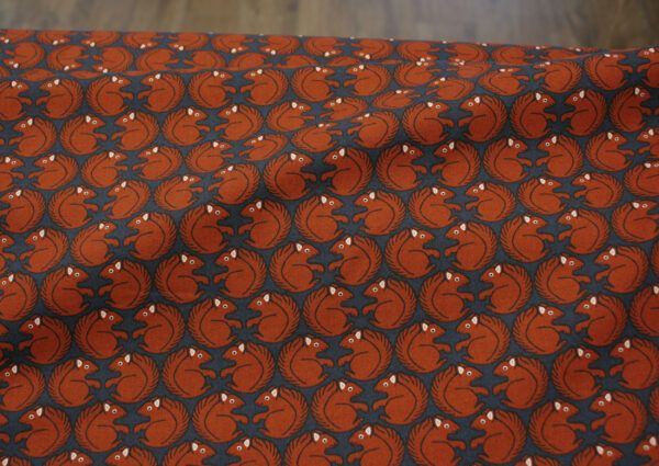 Popeline // Cotton and Steel // On A Fall Day // Squirrel – Bild 3