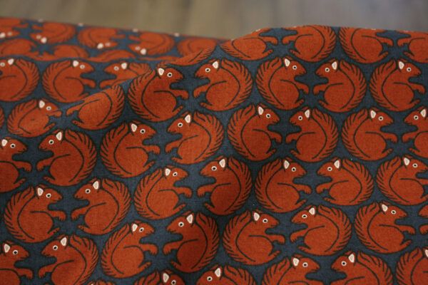 Popeline // Cotton and Steel // On A Fall Day // Squirrel