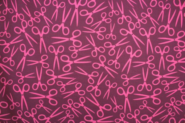 Popeline // Sew Good // Scissors // Eggplant – Bild 5