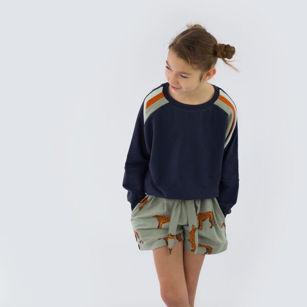French Terry // SYAS // Tigers // Seagrass Green – Bild 7