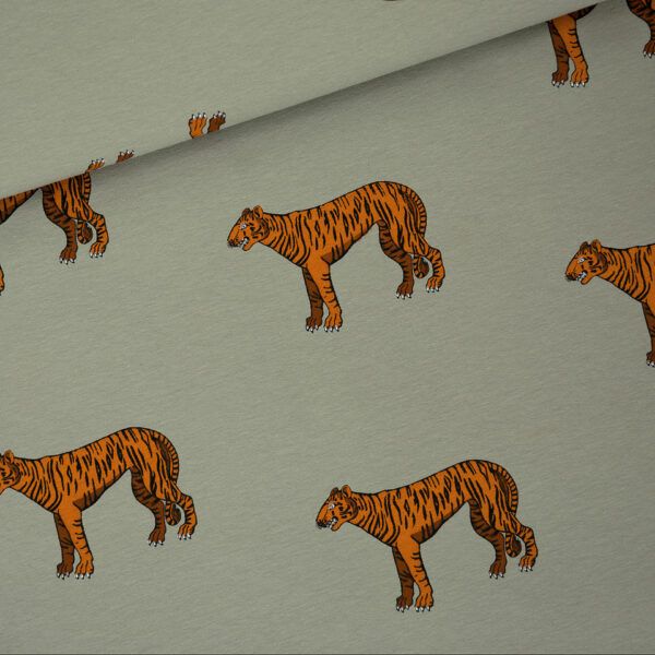 French Terry // SYAS // Tigers // Seagrass Green