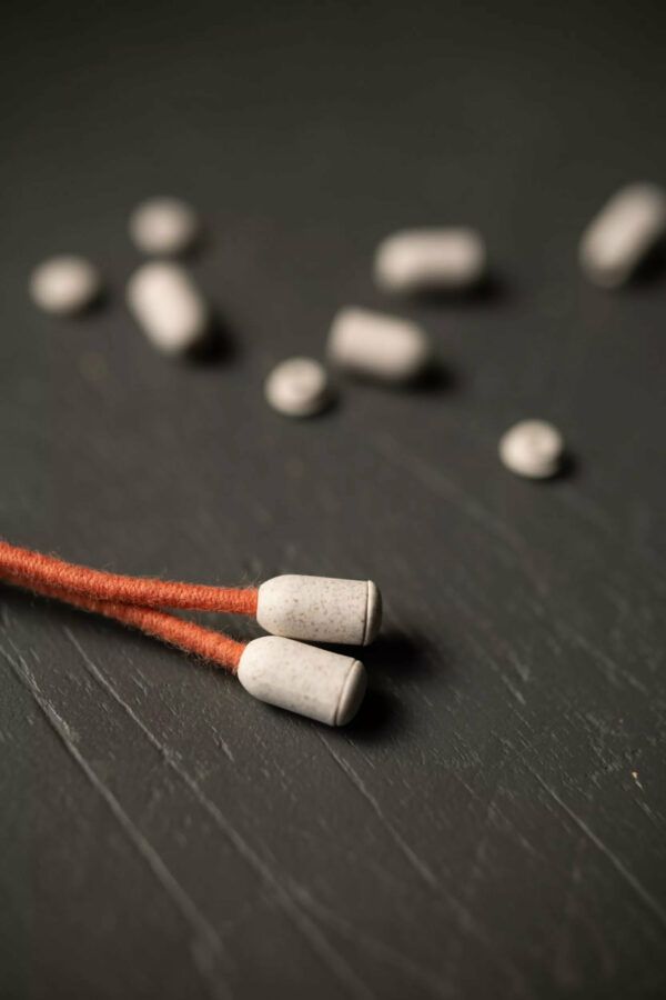 Kordelenden // Fizz Cord Stop // White