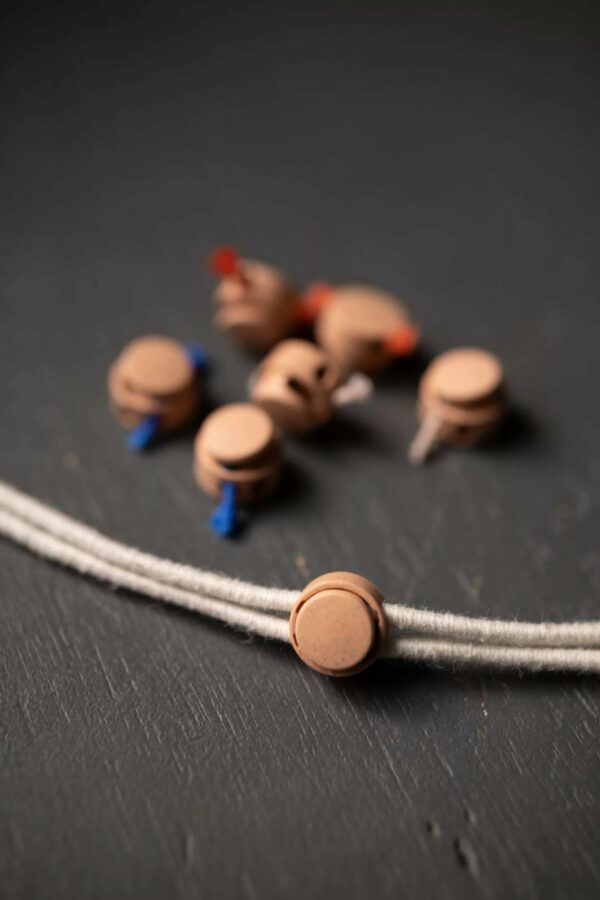 Kordelstopper // Fizz Cord Lock // Pastel Orange