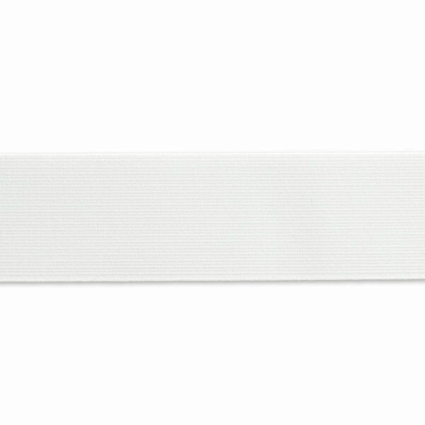Gummiband kräftig 50 mm Weiß