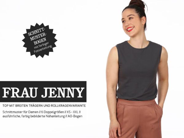 Schnittmuster // Studio Schnittreif // Frau Jenny // mit oder ohne Rollkragen – Bild 3