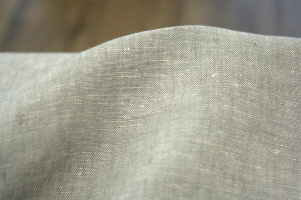 Leinen Chambray // Beige Grau Creme