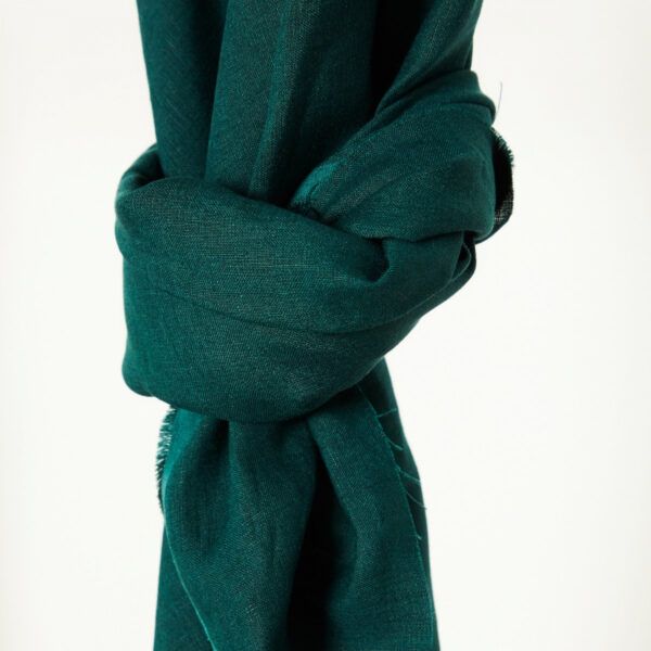 Nisa Softened Linen // Mind The Maker // Bottle Green