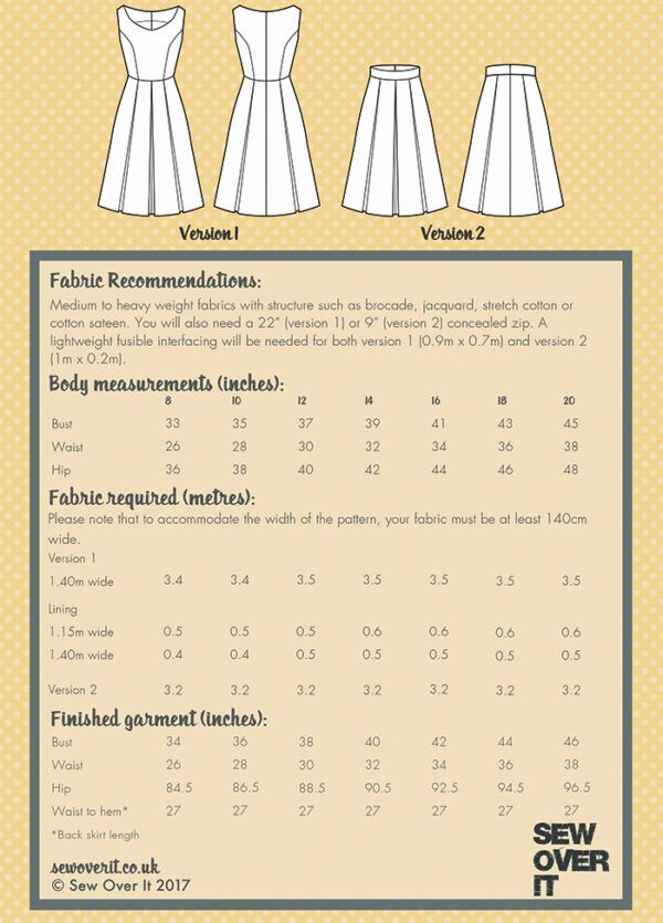 Schnittmuster // Sew Over It // Elsie Dress – Bild 8