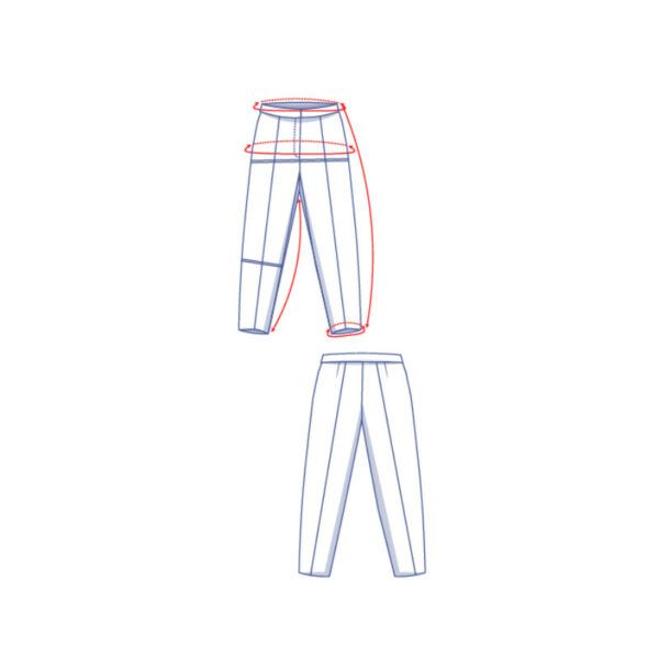 Schnittmuster // Fibre Mood // Billie Trousers – Bild 4