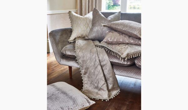 Dekostoff // Jacquard // Crescent // Cinder – Bild 2