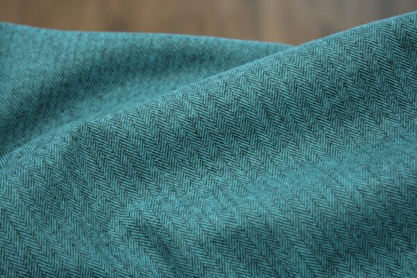 Flanell // Shetland Herringbone // Ocean