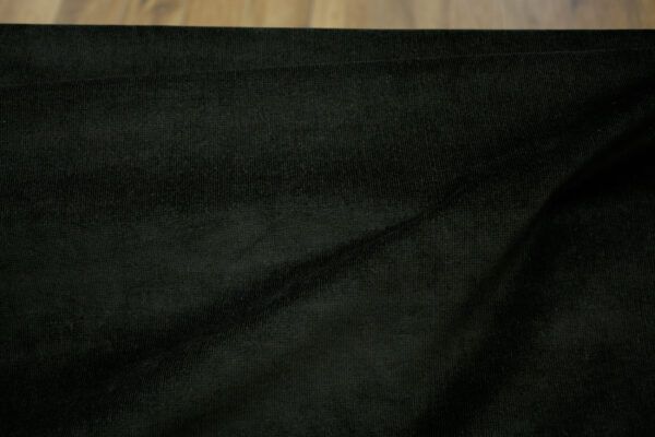 Babycord mit Elastan // Schwarz