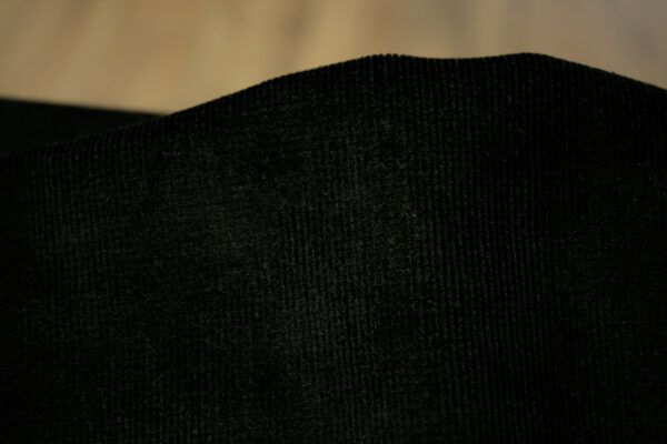 Babycord mit Elastan // Schwarz – Bild 4