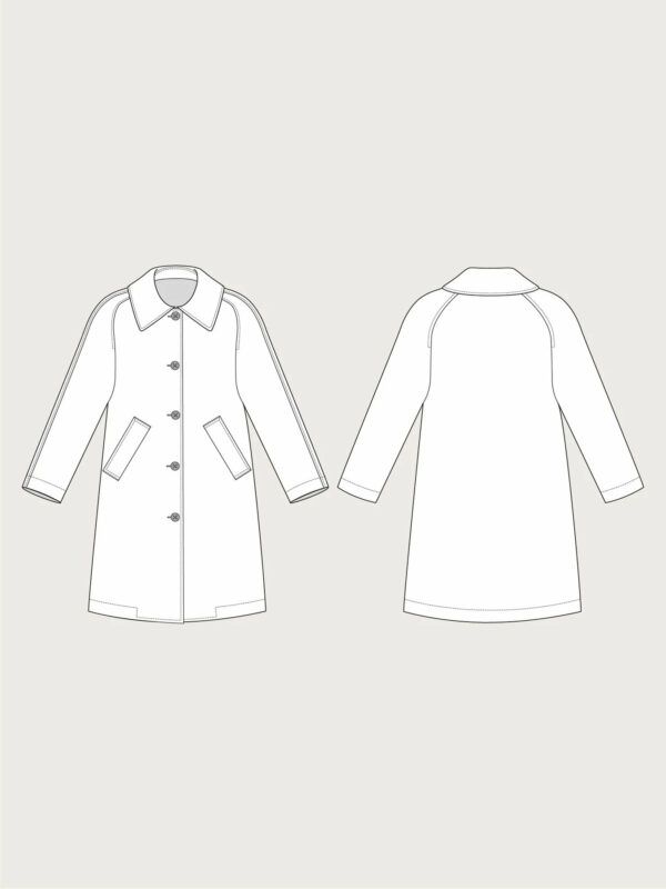 Schnittmuster // The Assembly Line // Car Coat XS-L oder XL-3XL – Bild 2