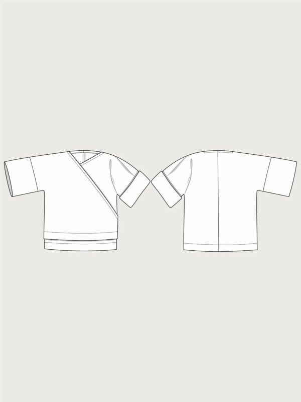 Schnittmuster // The Assembly Line // Unisex Wrap Top or Dress XS-L oder XL-3XL – Bild 2
