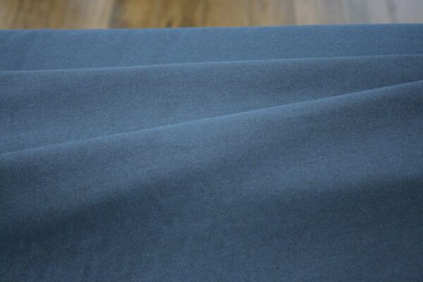 Flanell // Porto Flannel Heavy Twill // Solid // Navy – Bild 2