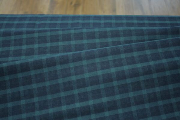 Flanell // Porto Flannel Heavy Twill // Plaid // Teal – Bild 2