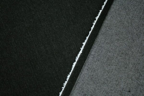 Denim mit Stretch // Schwarz – Bild 4