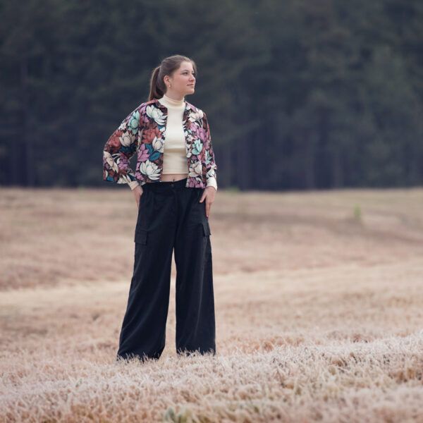 Leinen Viskose Mix // SYAS // Natural Black – Bild 5