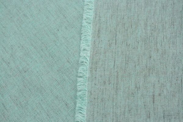 Leinen Chambray // Cross Dye // Grau Hellblau – Bild 4