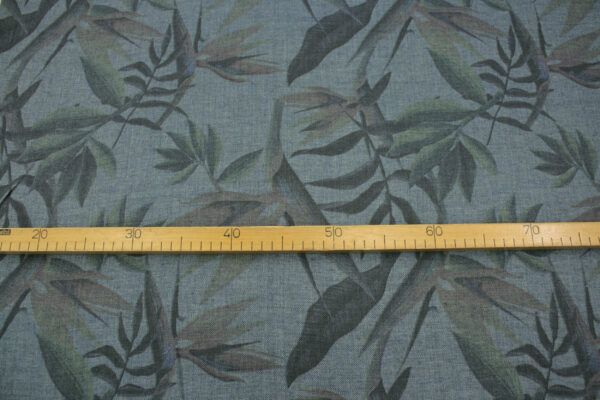 Leinen Chambray // Cross Dye // Leaves – Bild 5