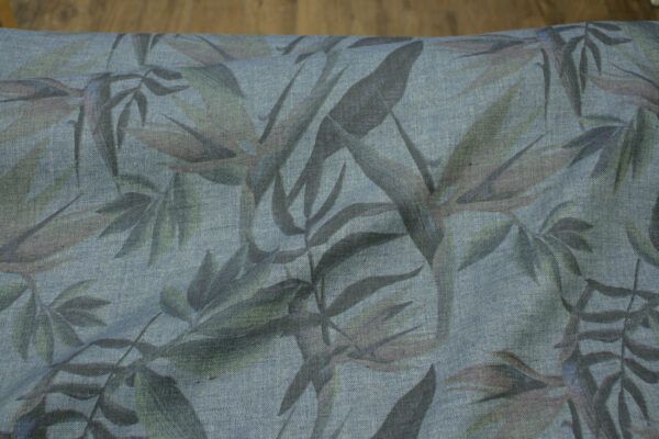 Leinen Chambray // Cross Dye // Leaves