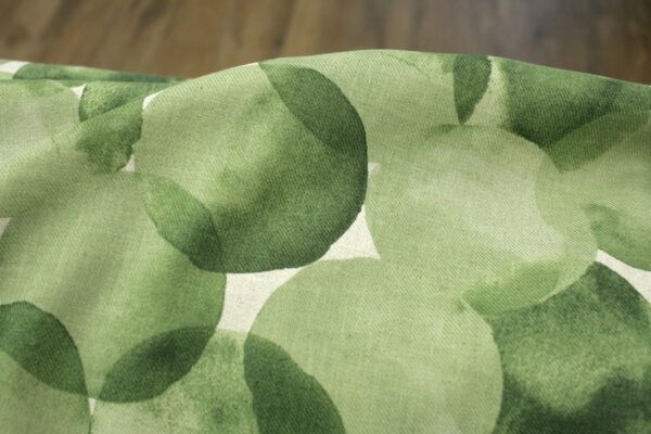 Leinen Baumwolle Mix // Kokka // Dots // Green