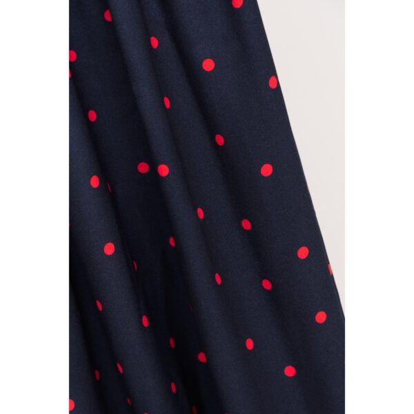 EcoVero™️ Viskose Crepe // Mind The Maker // Jolly Dots // Indigo Night – Bild 3