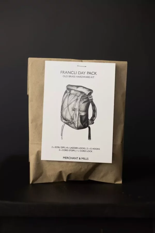 Francli Day Pack Hardware Kit // Merchant & Mills // Old Brass