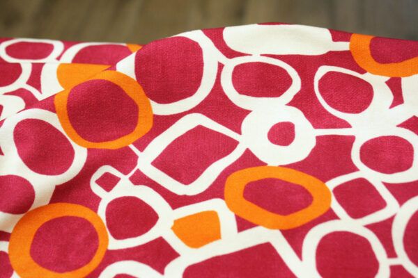 Viskosejersey // Circles And Rectangles // Magenta
