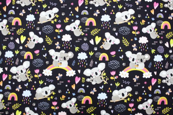 Baumwolljersey // Happy Koalas – Bild 4
