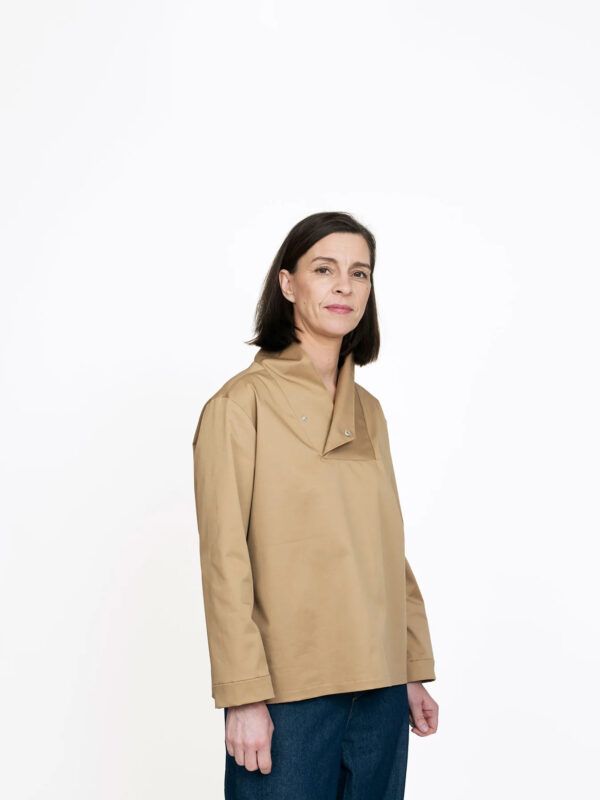 Schnittmuster // The Assembly Line // Wrap Collar Shirt XS-L oder XL-3XL Unisex – Bild 10