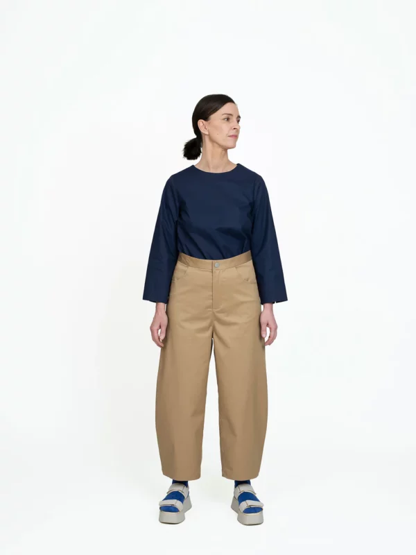 Schnittmuster // The Assembly Line // Barrel-Leg Trousers XS-L oder XL-3XL