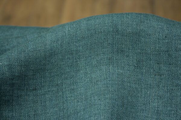 Leinen Chambray // Cross Dye // Hellblau Türkisgrün