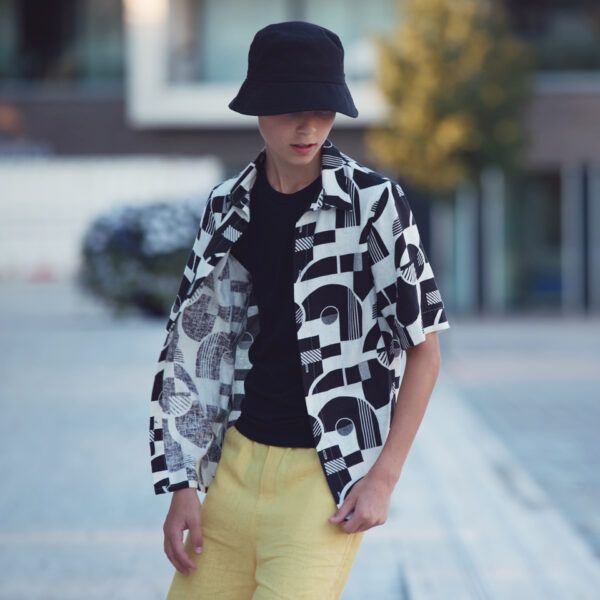 Leinen Viskose Mix // SYAS // Bauhaus Tonight // Off White – Bild 3