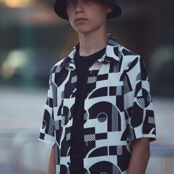 Leinen Viskose Mix // SYAS // Bauhaus Tonight // Off White – Bild 4