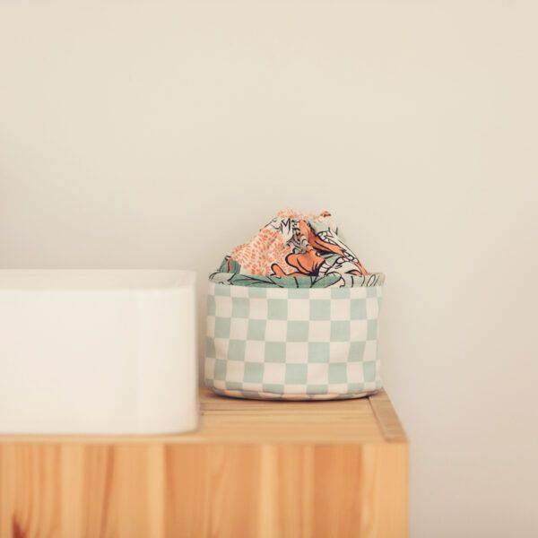 Gabardine Twill // SYAS // Checkers // Off White – Bild 7