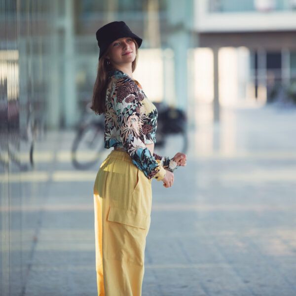 Leinen Viskose Mix // SYAS // Misted Yellow – Bild 3