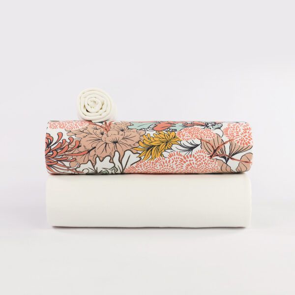 French Terry // SYAS // Sea Garden // Off White – Bild 2