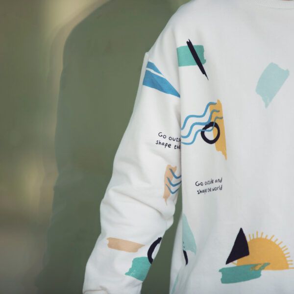 French Terry // SYAS // Shape The World // Off White – Bild 3