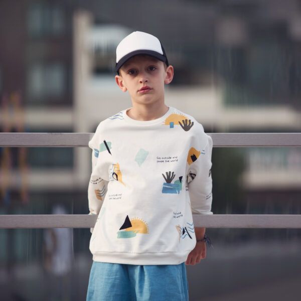 French Terry // SYAS // Shape The World // Off White – Bild 4