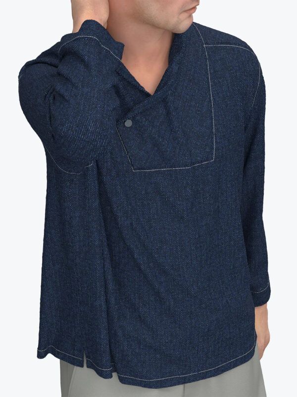 Schnittmuster // The Assembly Line // Wrap Collar Shirt XS-L oder XL-3XL Unisex – Bild 3