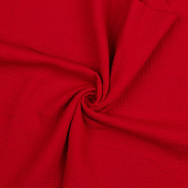 BIO Double Gauze // Raspberry – Bild 2