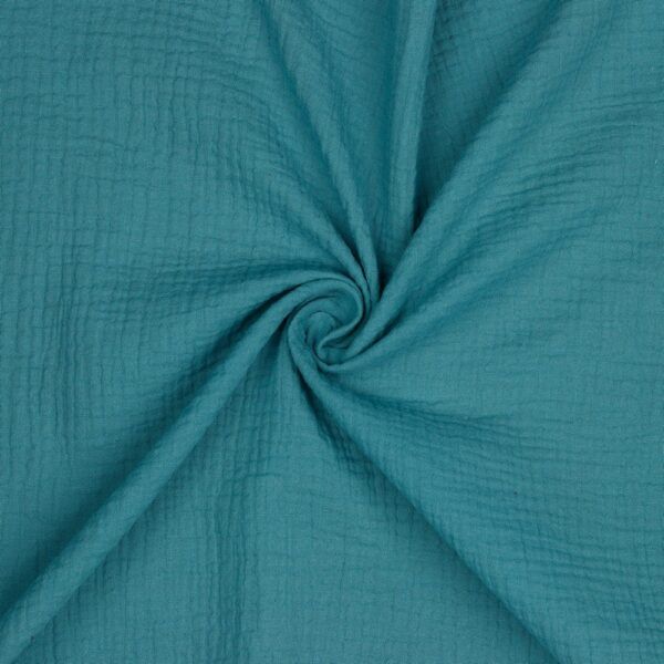 BIO Double Gauze // Blue Shadow – Bild 3