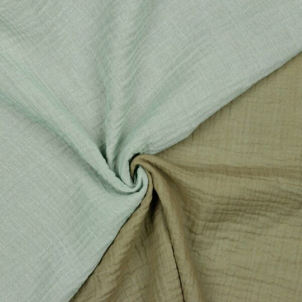 BIO Doppelseitiger Double Gauze // Nile-Taupe
