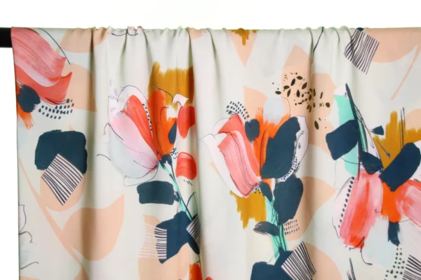 Viskose // Atelier Jupe // Painted Flowers – Bild 2