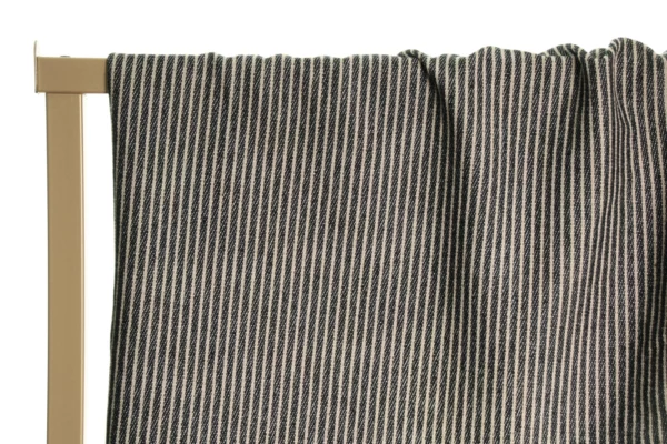 Denim // Atelier Jupe // Navy Striped Cotton Jeans – Bild 3